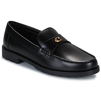 Sapatos Mulher Mocassins Coach JOCELYN LEATHER LOAFER Preto