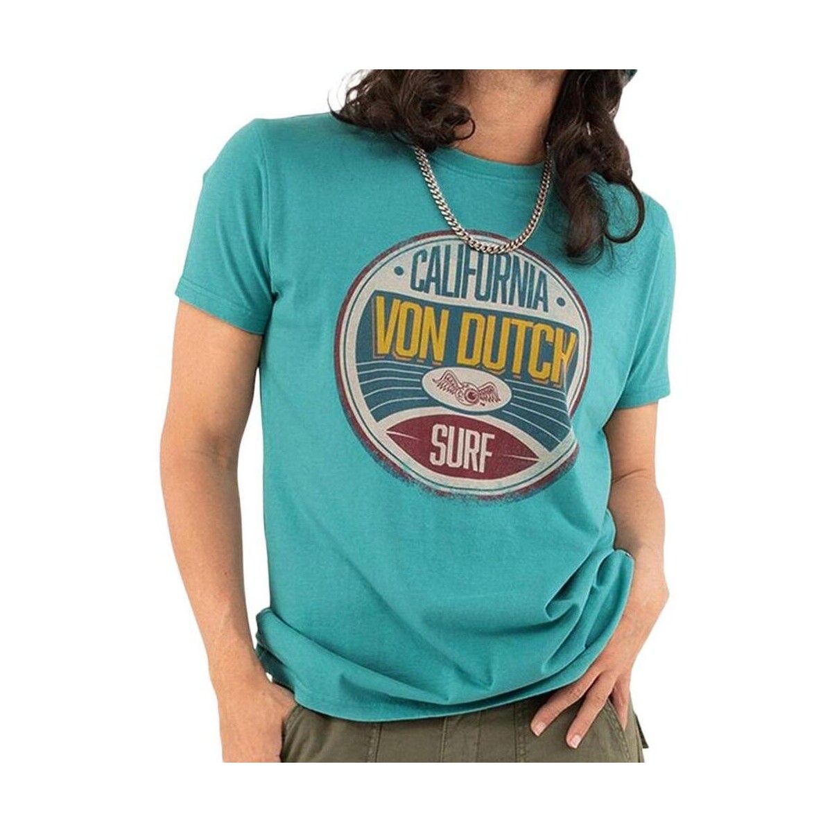 Textil Homem T-shirts e Pólos Von Dutch  Azul