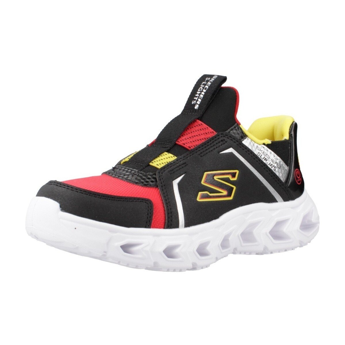 Sapatos Rapaz Sapatilhas Skechers SLIP-INS 403830L Preto