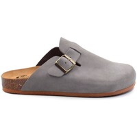 Sapatos Homem Tamancos Biocomfort Socas de couro cinzento ecológico orgânico Cinza