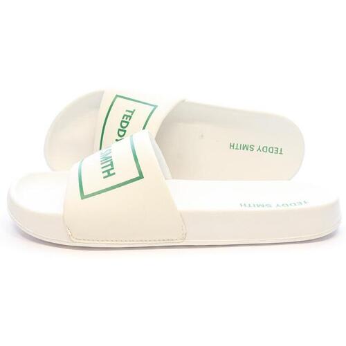 Sapatos Homem chinelos Teddy Smith  Branco