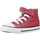 Sapatos Rapaz Sapatilhas Converse CTAS 1V HI Vermelho