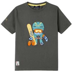Textil T-Shirt mangas curtas Elpulpo  Cinza