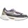 Sapatos Mulher Sapatilhas Date W411-VL-CO-LG - Vela Colored Cinza