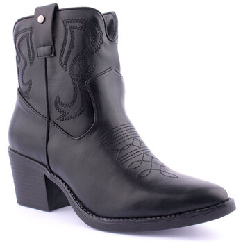 Sapatos Mulher Botins Gutten L Ankle boots Texana Preto