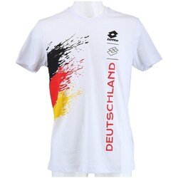 Textil Homem T-Shirt mangas curtas Lotto 2183560F1 Branco