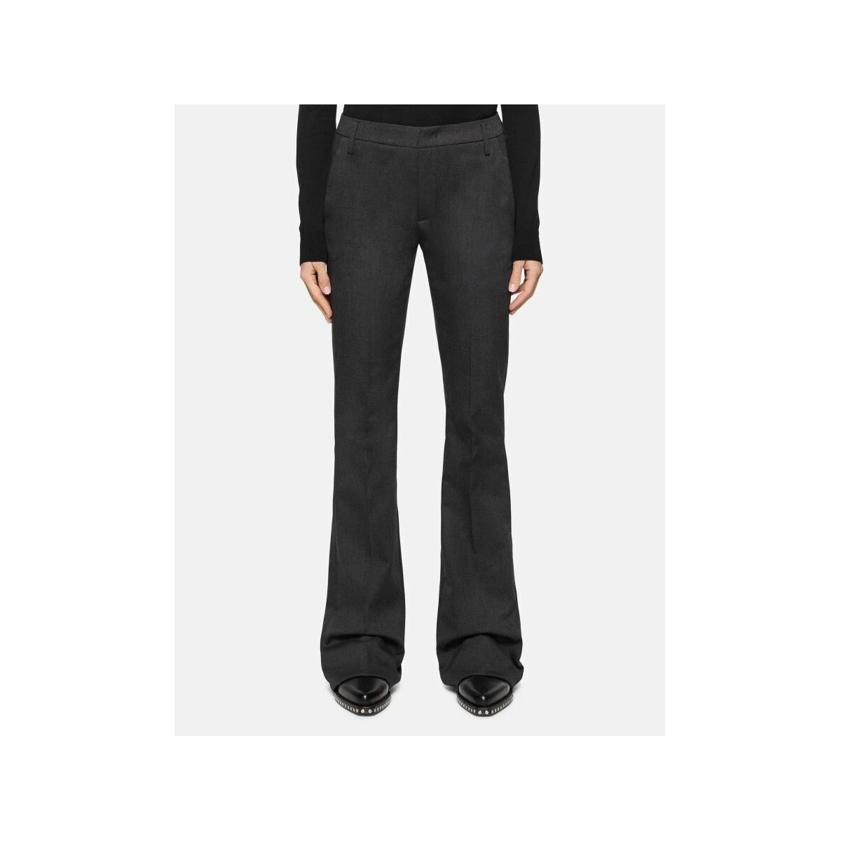Textil Mulher Calças Dondup LEXI DP531 WS0112-999 Preto