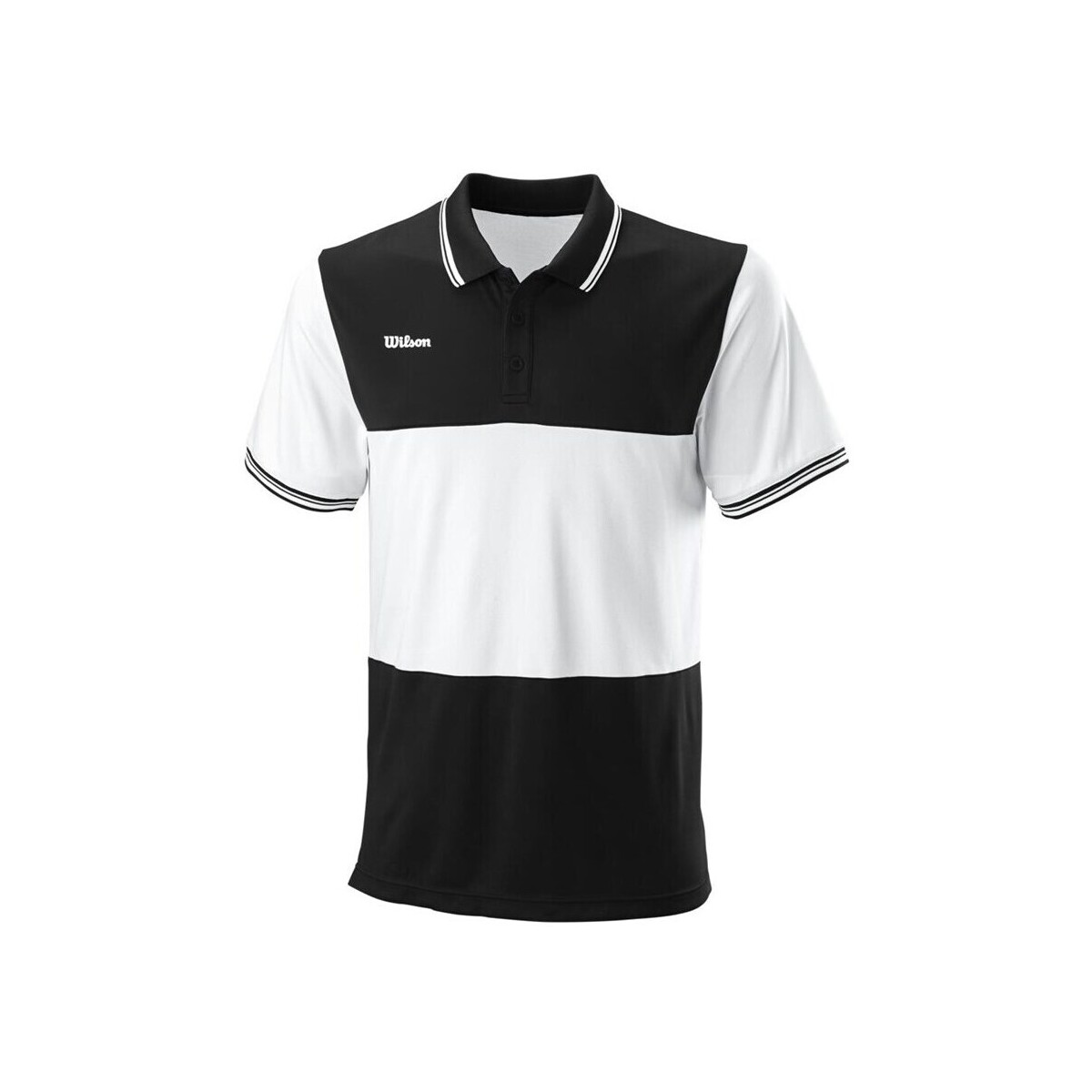 Textil Homem T-Shirt mangas curtas Wilson Team Ii 2021 Branco, Preto