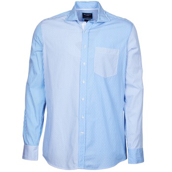 Textil Homem Camisas mangas comprida Hackett GORDON Azul