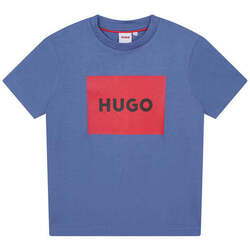 Textil Rapaz T-shirts e Pólos Hugo Boss Kids G25103-934-3-21 Azul