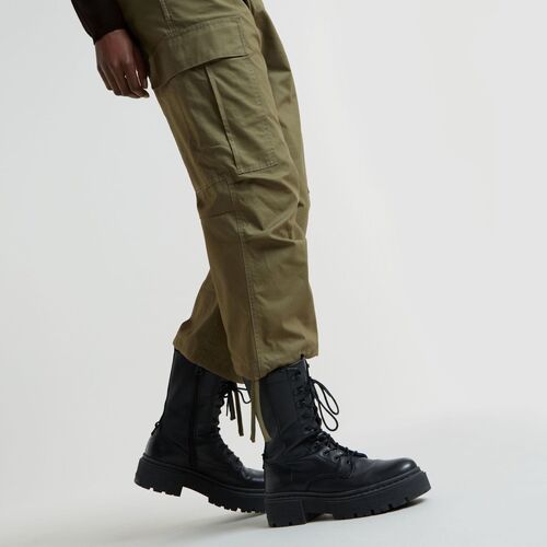 G-Star Raw D25251-D714 CARGO CROPPED-B230 SHADOE OLIVE Verde