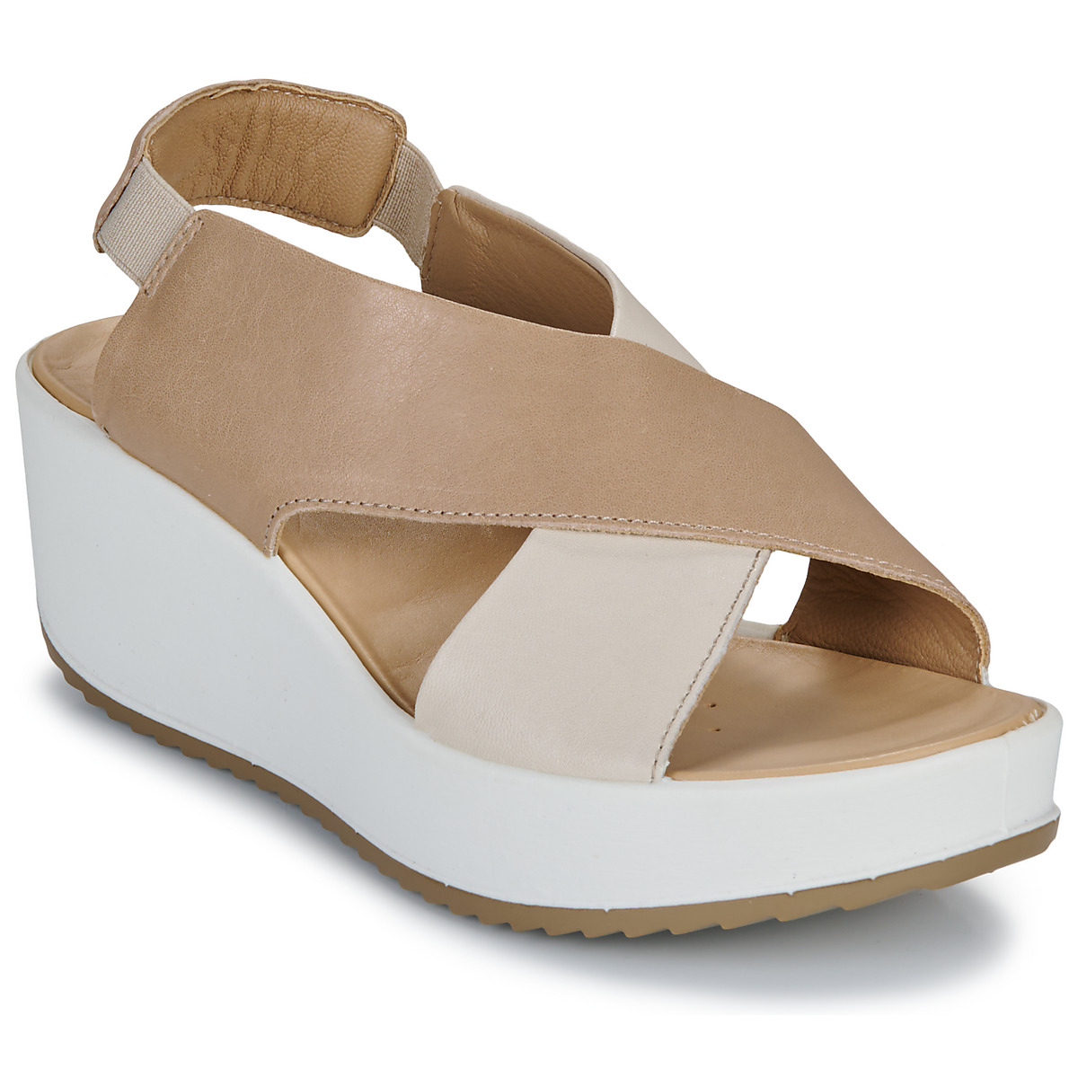 Sapatos Mulher Sandálias IgI&CO D.CANDY Bege / Branco