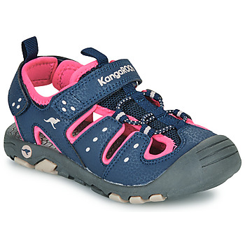 Sapatos Rapariga Sandálias Kangaroos K-Trek Marinho / Rosa