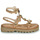 Sapatos Mulher Sandálias Fru.it 9169-100-HELGA-TAUPE-TEXANO-LEGNO Camel