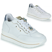 Sapatos Mulher Sapatilhas NeroGiardini E512907D Branco / Azul