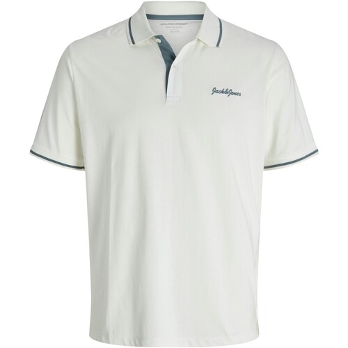 Textil Homem Polos mangas curta Jack & Jones Jor Tango Polo Branco