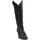 Sapatos Mulher Botas Gisel Moire 144696 Preto