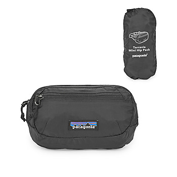 Malas Pochete Patagonia TERRAVIA MINI HIP PACK Preto