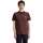 Textil Homem T-shirt mangas compridas Fred Perry  Castanho