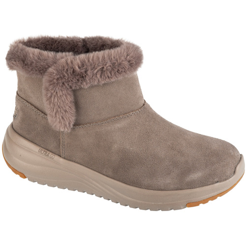 Sapatos Mulher Botas baixas Skechers On-The-Go Stellar - Cozy Step Castanho