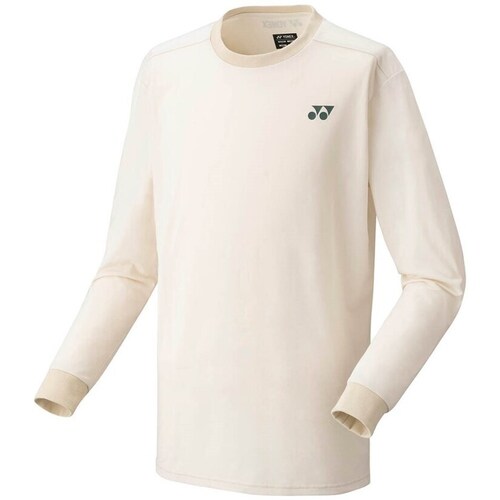 Textil Homem T-Shirt mangas curtas Yonex CT166234585 Creme