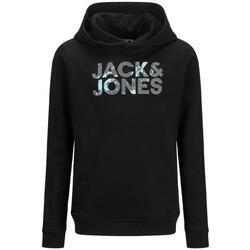 Textil Rapaz Sweats Jack & Jones  Preto