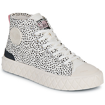 Sapatos Mulher Sapatilhas de cano-alto Palladium PALLA ACE MID FEST Preto / Branco