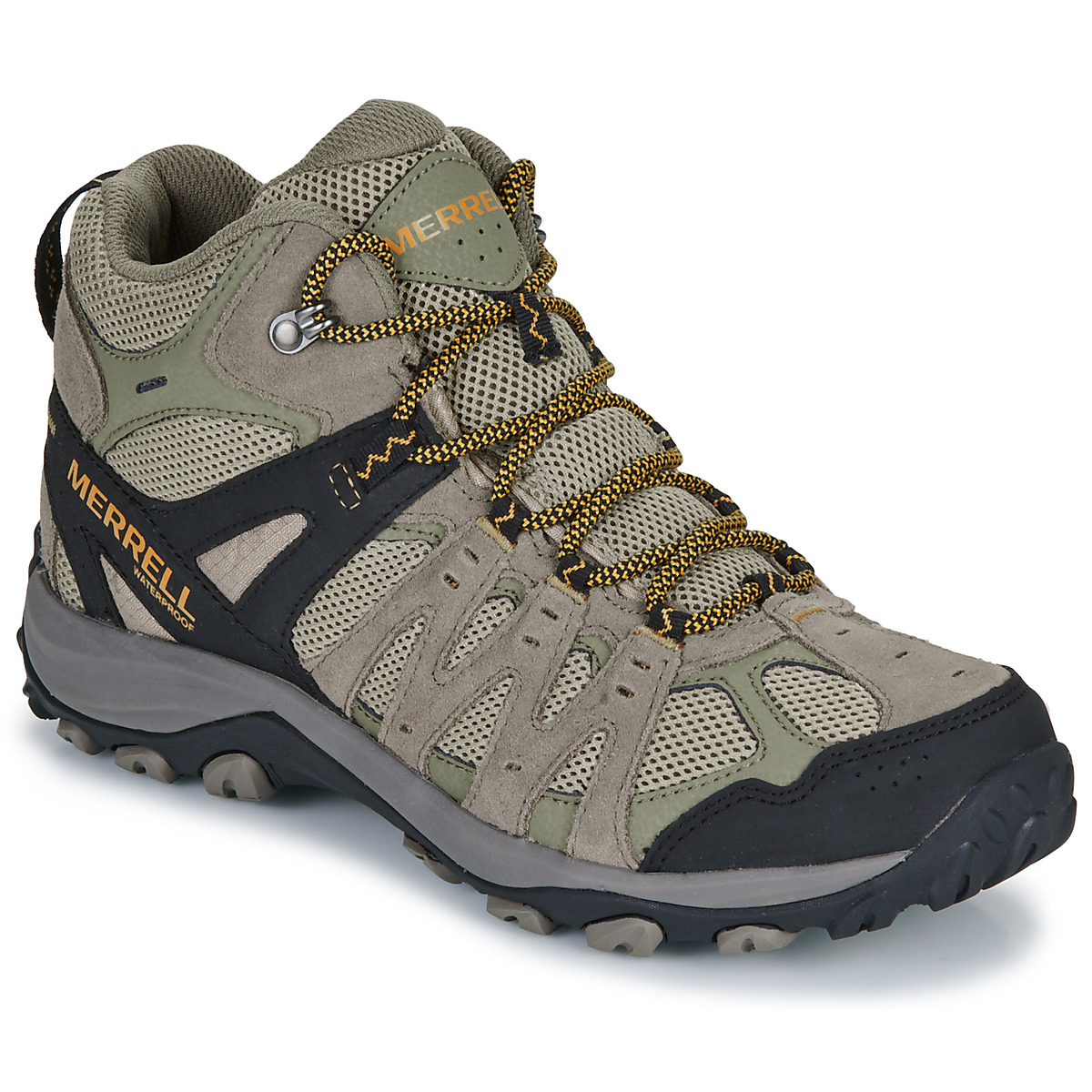 Sapatos Homem Sapatos de caminhada Merrell ACCENTOR 3 MID WP Bege