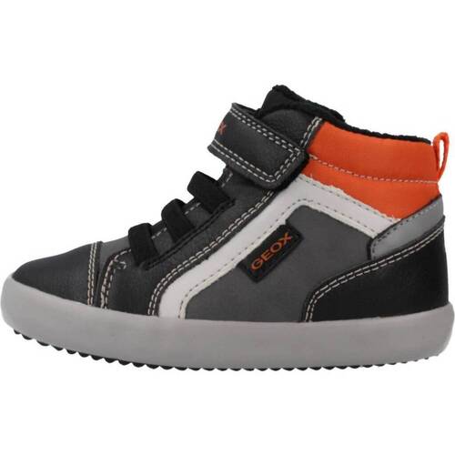 Sapatos Rapaz Botas Geox B GISLI BOY Cinza