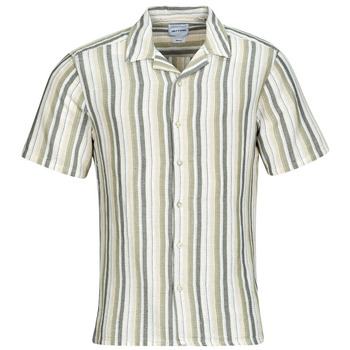 Textil Homem Camisas mangas curtas Only & Sons  ONSTREV Bege / Verde