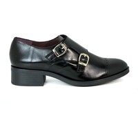 Sapatos Mulher Botins Aplauso ZAPATO DE PIEL CON HEBILLAS DE MUJER  SIERRA 36300 NEGRO Preto