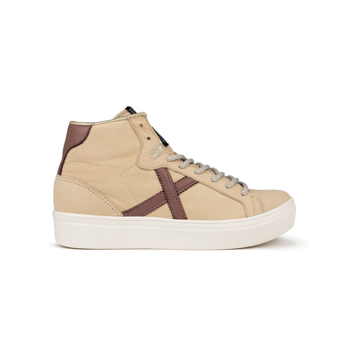 Sapatos Mulher Sapatilhas Munich Nim Bege