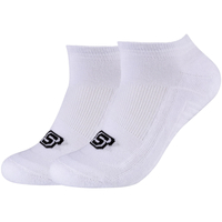 Roupa de interior Meias de desporto Skechers 2PPK Basic Cushioned Sneaker Socks Branco