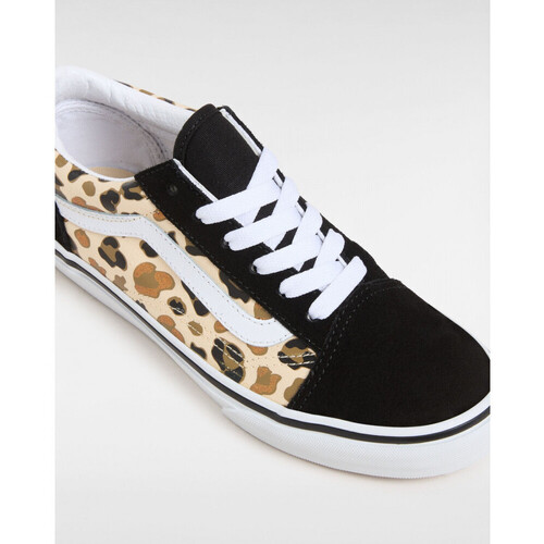 Vans Old skool leopard glitter Preto