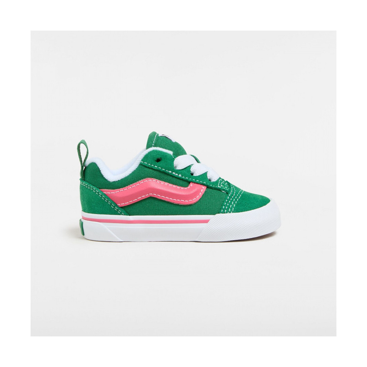 Sapatos Criança Sapatos estilo skate Vans Knu skool elastic lace Verde