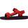 Sapatos Rapaz Chinelos Levi's VCAD0020T Vermelho