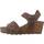 Sapatos Mulher Sandálias Panama Jack VALLEY B5 Castanho