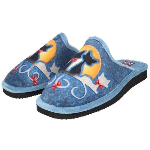 Sapatos Mulher Chinelos Gema Garcia  Azul
