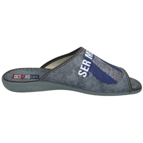 Sapatos Homem Chinelos Gema Garcia  Cinza