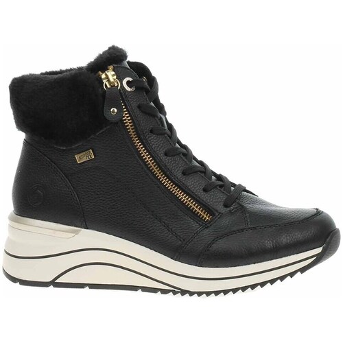 Sapatos Mulher Sapatilhas de cano-alto Remonte D0T7702 Preto