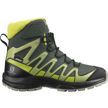 Sapatos Criança Sapatos de caminhada Salomon Xa Pro V8 Winter Cswp Verde, Amarelo