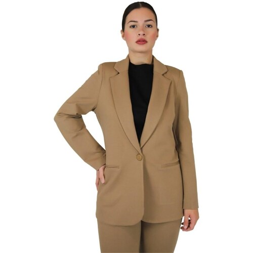 Textil Mulher Casacos/Blazers Zahjr 53539410 Castanho