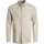 Textil Homem Camisas mangas comprida Jack & Jones 12248579 JJELINEN BLEND SHIRT LS SN CROCKERY Bege