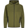 Textil Homem Sweats Jack & Jones 12260150 JCOFUSION SWEAT ZIP HOOD NOOS CYPRESS Verde