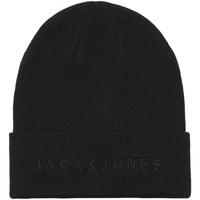 Acessórios Homem Gorro Jack & Jones 12266750 JACGIVE BEANIE BLACK Preto