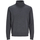 Textil Homem camisolas Jack & Jones 12258051 JJEBASIC KNIT ROLL NECK NOOS DARK GREY Cinza