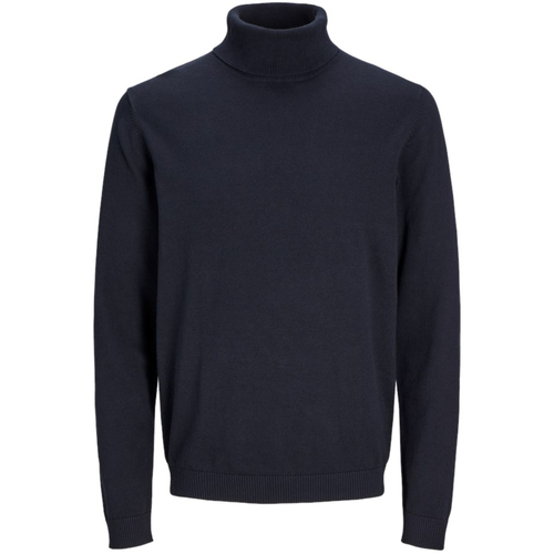 Textil Homem camisolas Jack & Jones 12258051 JJEBASIC KNIT ROLL NECK NOOS NAVY BLAZER Azul