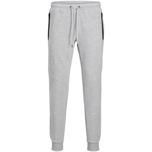 Textil Homem Calças Jack & Jones 12261991 JPSTWILL FUSION SWEAT PANTS NOOS LIGHT GREY MELANGE Cinza