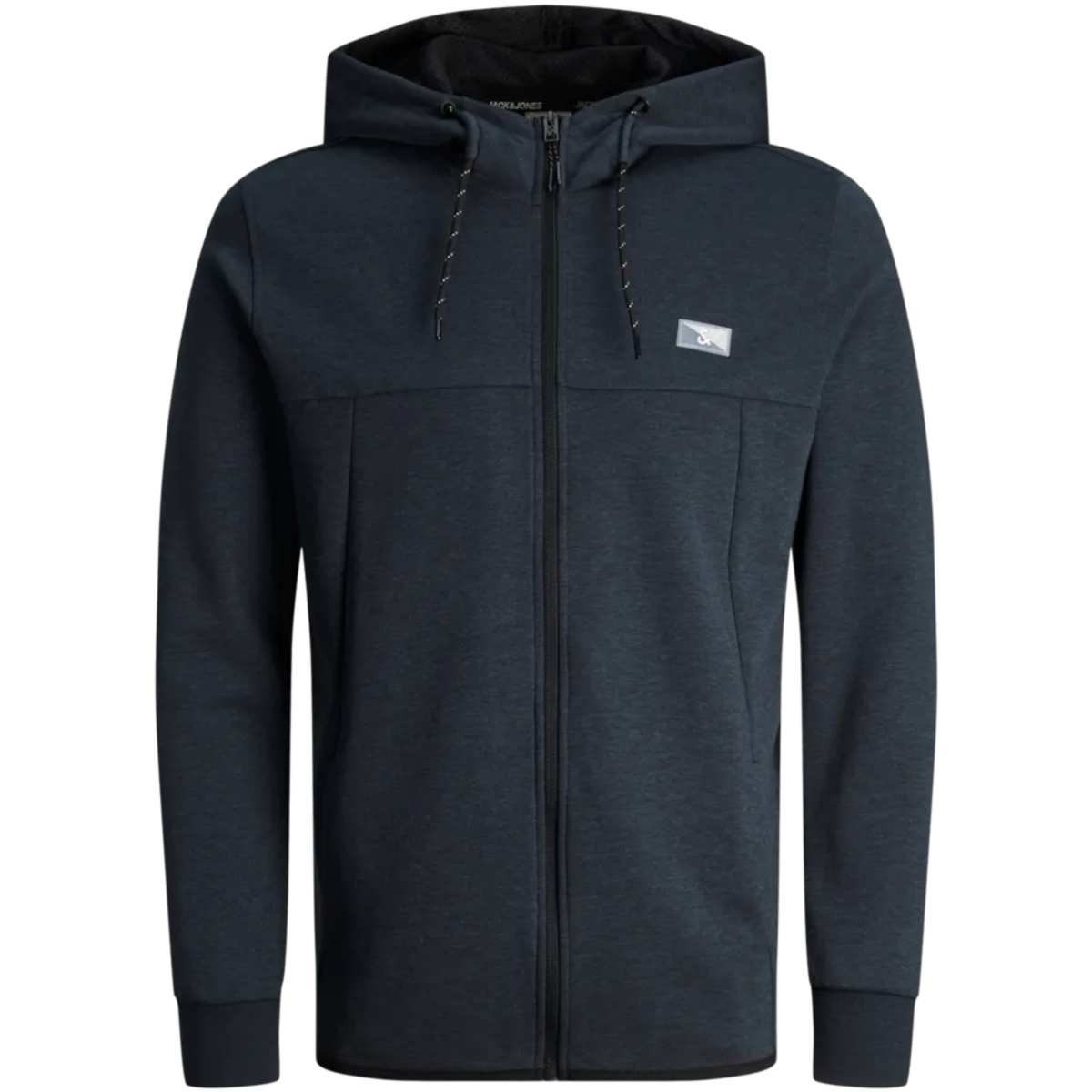 Textil Homem Sweats Jack & Jones 12204926 JCOAIR SWEAT ZIP HOOD NOOS DARK NAVY Azul