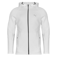 Textil Homem Casacos fato de treino Puma EVOSTRIPE FULL ZIP HOODIE Branco
